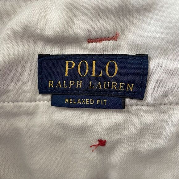 Polo Ralph Lauren Shorts Mens 33 Red All Over Print Koi Fish Relaxed Fit… - Picture 6 of 8